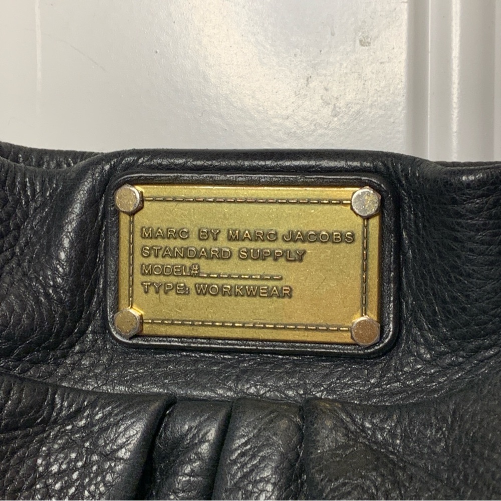 Marc by Marc Jacobs Pebbled Leather Top Handle Bag Classic Q Hillier Hobo $390.0 - Picture 6 of 12